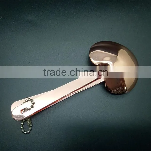Stainless Steel Heart Shape Measuring Spoon 1 Tablespoon to 1/4 Teaspoon -rose Gold photo-2