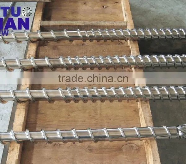 Super-hard Bimetallic Extruder Single Screw Barrel for HDPE/LDPE/LLDPE Blown Film Molding Machine