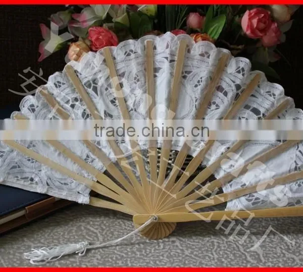 Decoration Hand Lace Fan for Wedding photo-2