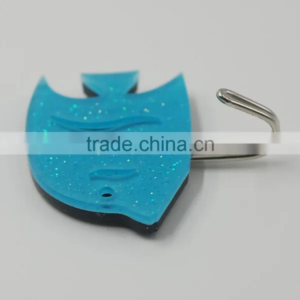 Wholesale Sea Fish Self Adhesive Acrylic Plastic Wall Hook photo-4