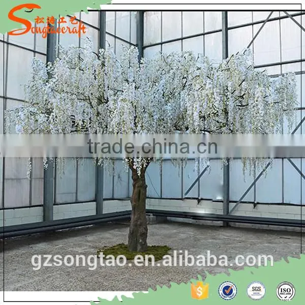 Chinese Factory Direct Supply Artificial Wisteria Tree for Decoration Fiberglass Artificial Tree for Weddings photo-5