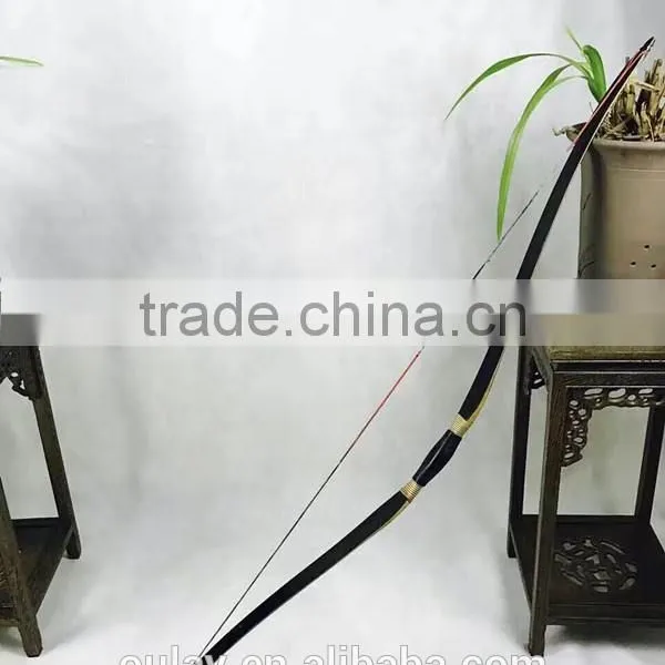 Laminated 40 Lbs Wood Bows With Imported Black Fiberglass photo-2