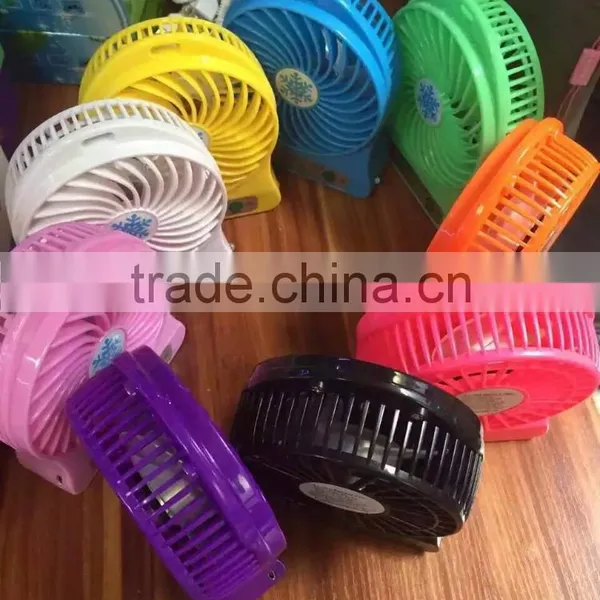 BHNUSBF0716934 Desktop USB Fan, Mini Table Fan DC 5V Portable Mini Fan ,rechargeable Usb GIFT Fan With LED Light photo-5