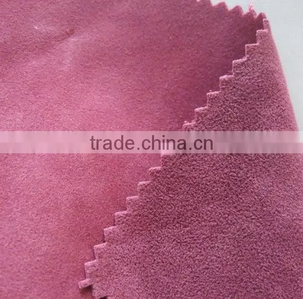 Pu Double Flocking Leather, Textile Fabric With Focking Leather for Shoes photo-2