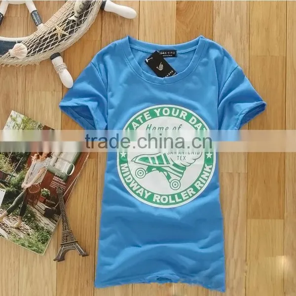 Printing Slim Lady's T-shirt Differden Style for Different People Enjoy Yourself photo-3