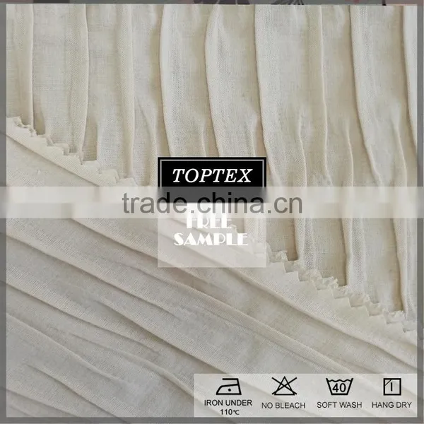 Cotton Spandex Seersucker for Beding, Garment photo-3
