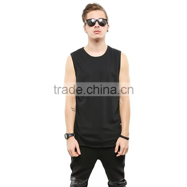 Latest Plain Black Men Basketball Singlet