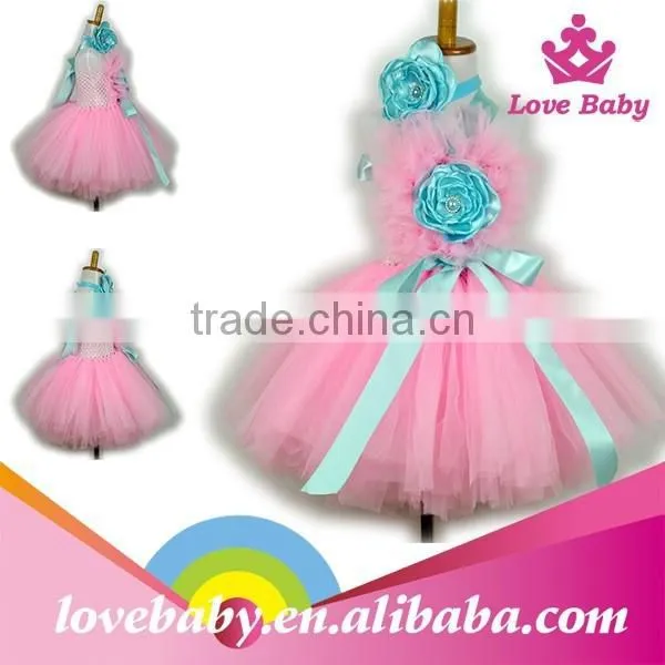 Ballet Princess Flower Baby Girl Fluffy Dress For Children Wear Kids Dresses LBE4092226 photo-4