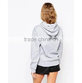 2015 Fashion Design Women Cheap Fleece Hoodie photo-3