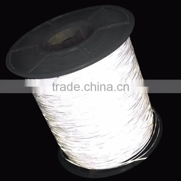 High Visibility Double Side Reflective Thread for Wool Knitting for Winter Scarf photo-3