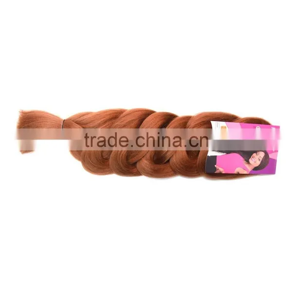 2016 Wholesale Cheap Colored Synthetic Braiding Hair, Jumbo Braiding Synthetic Hair, 165g Synthetic Crochet Braid Hair photo-4