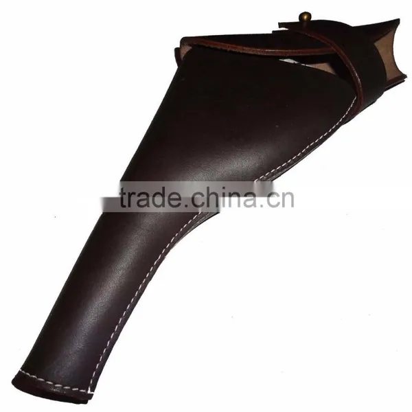 British .455 Webley Revolver Leather Holster LEFT HANDED photo-2