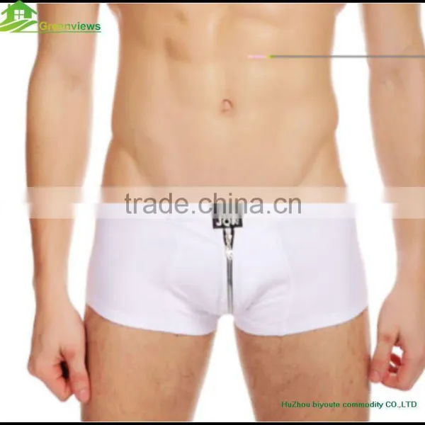 New Design Semless Short Briefs Mens Underwear Boxer Man Printing Men Underwear Ultra Size Men Boxer With Zipper