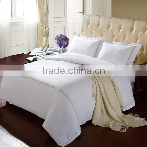 Top Grade 100% Cotton Hotel Bed Linen, White Hotel Linen photo-4