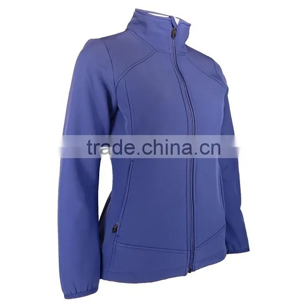 100% Polyester Softshell Jacket Fleece Bound Embroidery Waterproof Breathable Jacket Overcoat photo-2