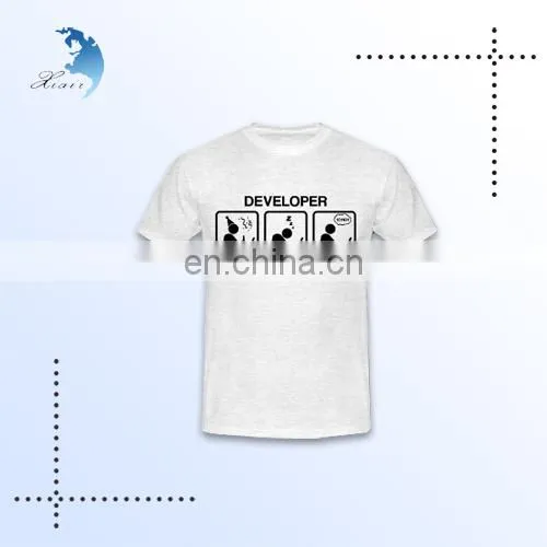 Cheap Oversized Branded Black 3d Design Cotton Couple t Shirt t Shirt photo-3