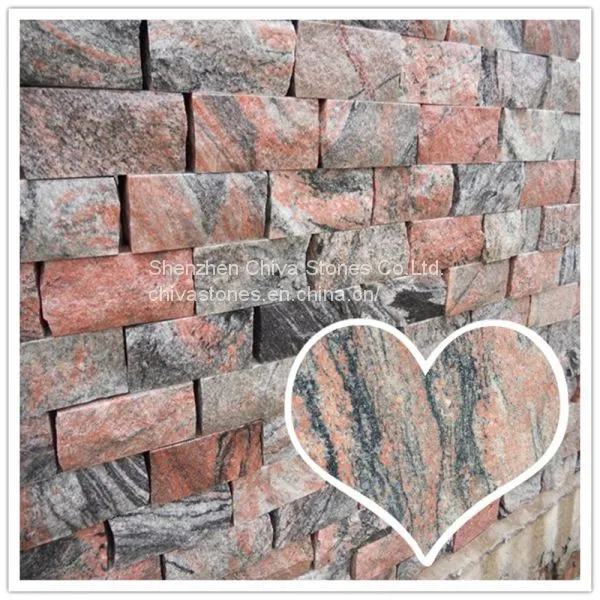 Cheap Granite China Multicolor Juparana Red Granite Rustic Floor Tiles Wall Cladding Wall Tiles Wall Facade Floor Tiles photo-4