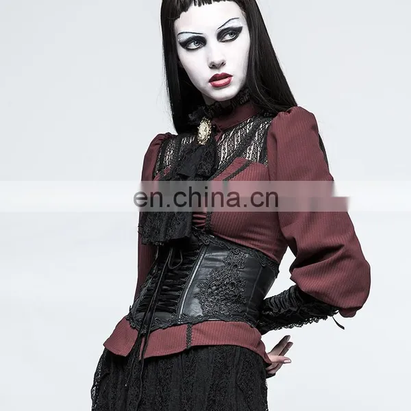 Pyon Pyon Gothic Lolita Black Girdle Underbust Corset LS-045 photo-2
