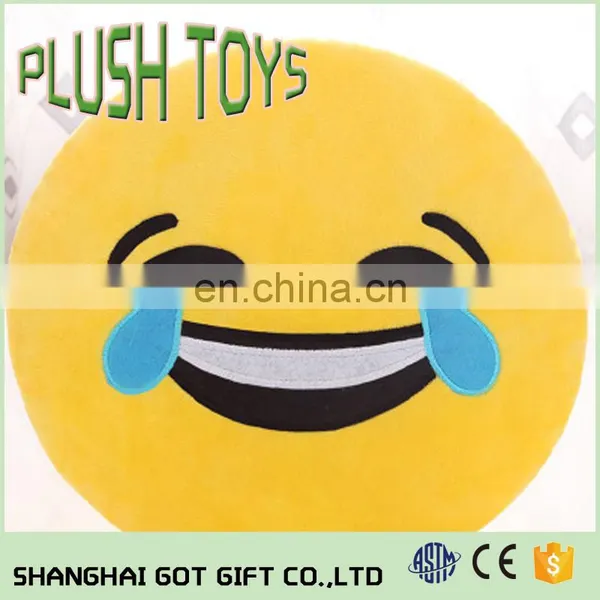 Emoji Kissing Heart Pillow Plush Round Cushion Stuffed Toy Doll for Kids Bed photo-3