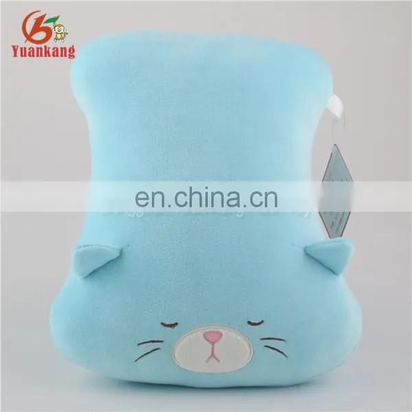 Verified Supplier Cat Car Seat Plush Belt Cover Comfort Stuffed Animal Belt Cover