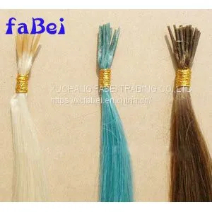 Full Cuticle Aligned Remy Human Hair Double Drawn Pre Bonded Keratin Nail u Tip Human Hair Extensions photo-4