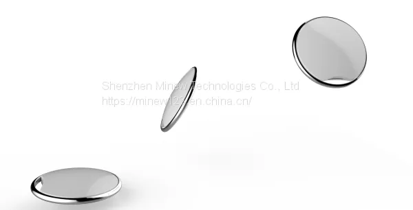 Small Round BLE Ibeacon Bluetooth Beacon With Key Ring Minew D15N photo-2