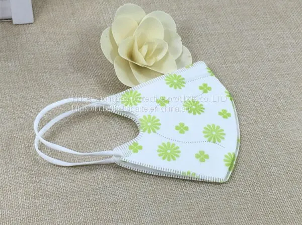 PM2.5 Respirator Anti-dust Anti-haze Three-dimensional Breathable Cycling Fashion Men and Women Children's Non-woven Printed Masks photo-3