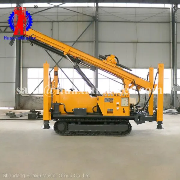 Full Hydraulic Air Drilling Rig JDL-400 From Huaxia Master /soil Layer and Bed Rock Water Well Drilling Machine for Sale photo-3