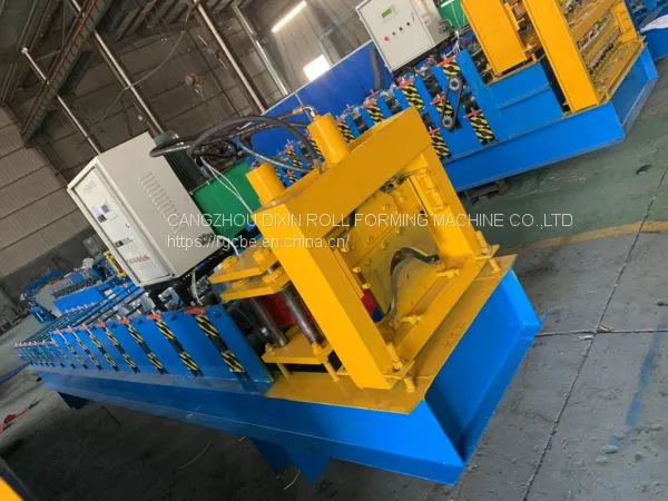 Color Steel Roof Tile Ridge Cap Flashing Making Machine photo-5