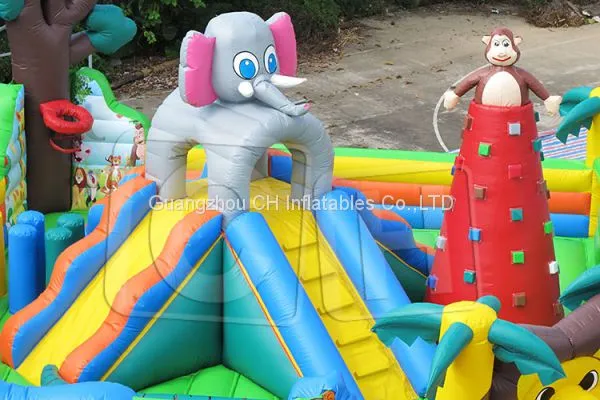 CH Funny Inflatable Bouncer Combo Commercial Inflatable Playground With Slide photo-3