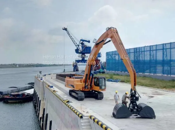 Port Crane From China Factory Supply 40 Ton 50 Ton 60ton Port Material Handling Excavator Port Unloader Port Crane