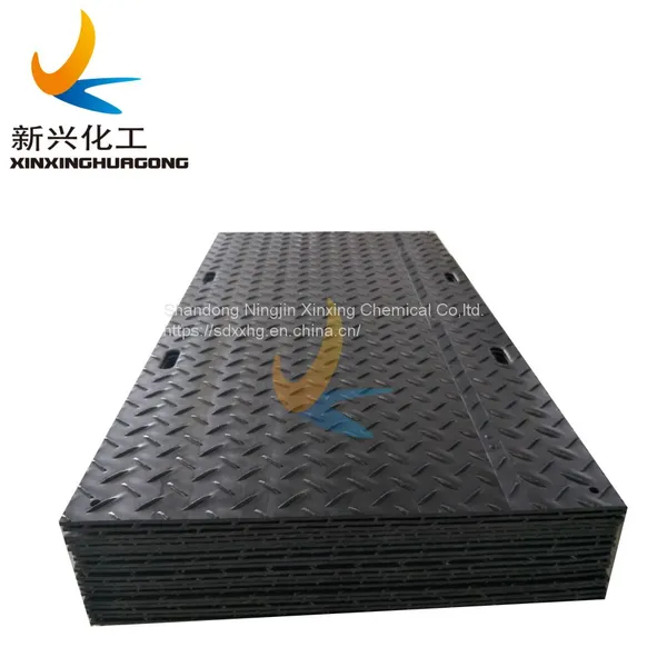 HDPE 4'x8'ft UV Resisitant Plastic Ground Sheets HDPE Construction Fire Retardant Road Mats Antislip Ground Mats photo-4