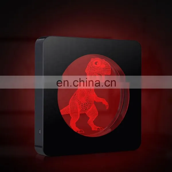 Creative Lighting Frame Lamp 3D Acrylic Led Sleeping Night Light for Bedroom photo-2