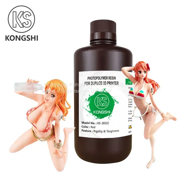 3D Printing Resin UV Wavelength 405nm Liquid Bottle Ordinary UV Sensitive For LCD Standard Photopolymer Resin Print Resin 1KG photo-3