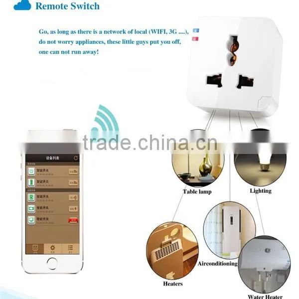2200W Power Rating AC 90-256V Smart Home WIFI Socket With Smart Phone Android & IOS APP for Remote Control Electricity Cut-off photo-6
