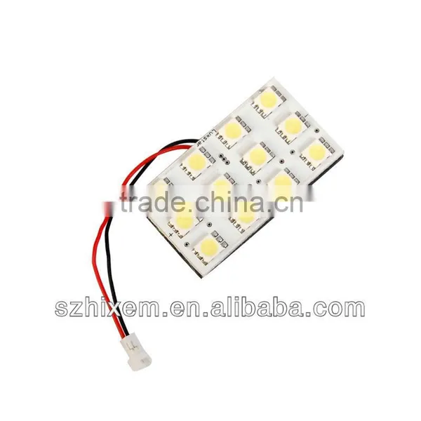 Auto LED Dome Light PCB/Interiro Light-24SMD5050 With T10 Festoon Connector LED Reading Light Roof Light photo-3