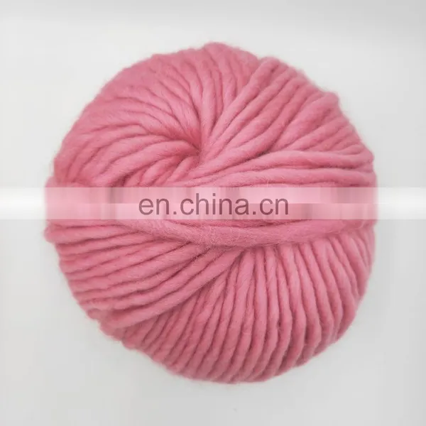 Wholesale Cheap Wool Yarn for Knitting Carpet 8mm Thick Super Chunky Merino Wool Yarn Ready for Shipping photo-4