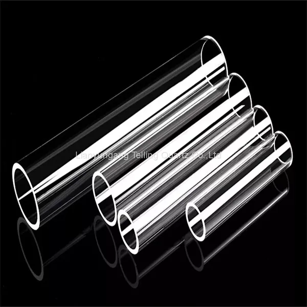 Custom Size Clear Quartz Glass Tube Fused Quartz Tube photo-2
