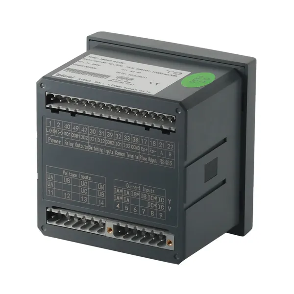 Acrel AMC96L-E4/KC2M With 2 Analog Output AC Smart Power Analyzer Three Phase LCD Display 4DI2DO RS485-Modbus/RTU Protocol photo-3