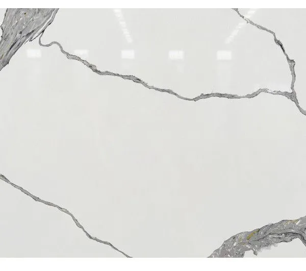 Code：6754，Calacatta Artificial Stone Quartz Slab Kitchen Countertops photo-2