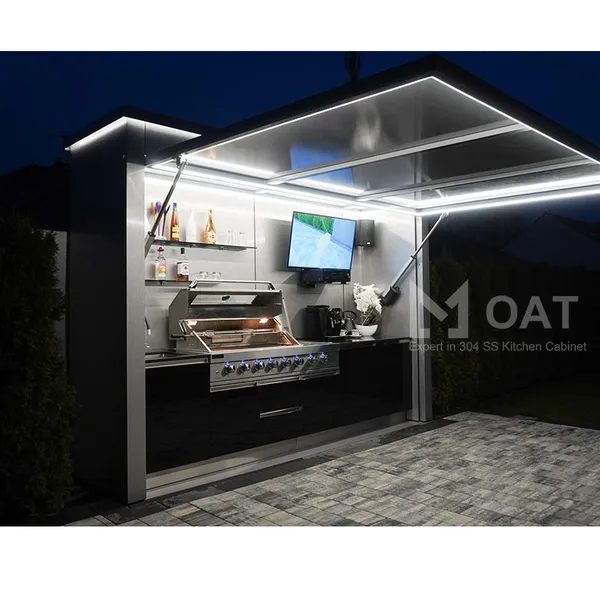 Watherproof Outdoor Barbecue Cabinets Custom Outdoor Cabinets photo-3