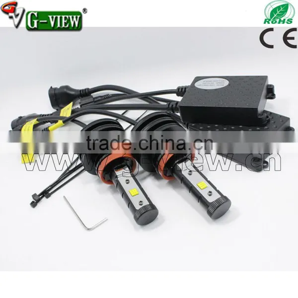 PhilipsZES Chip Auto Headlight h8 Highpower Canbus Kit h8 H11 H16 LED Bulb photo-2