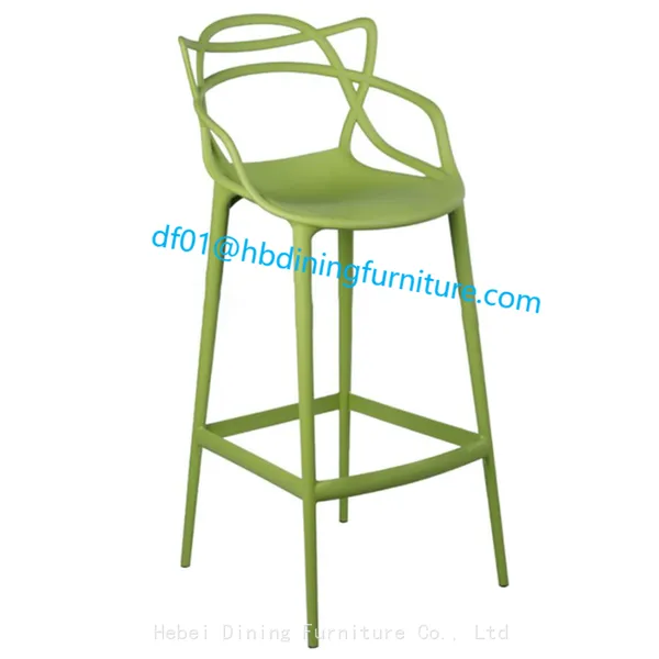 Dining Furniture Modern Black Counter Stool With Footrest photo-4