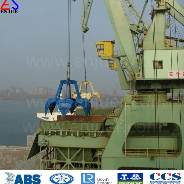Electro-Hydraulic Orange Peel Grapple Motor Hydraulic Orange Peel Grab Bucket for Scrap photo-3