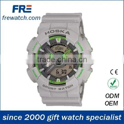 2015 Hot Sales Abs Water Resisting Sports Watch With Multi Time Display Abs Sport Watch for Young photo-4