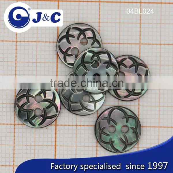 Blacklip Shell Buttons, Mop Sea Shell Buttons, Shirt Button, BL023, BL024 photo-3
