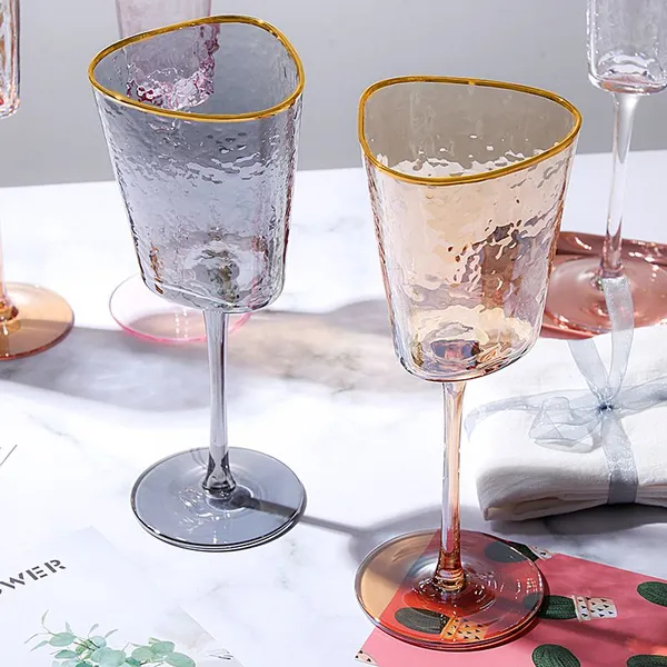 Champagne Wine Glasses for Wedding Dining and Hotel Elegant Crystal Wine Glasses for Celebrations Hand Blown Long Stem Glass photo-2