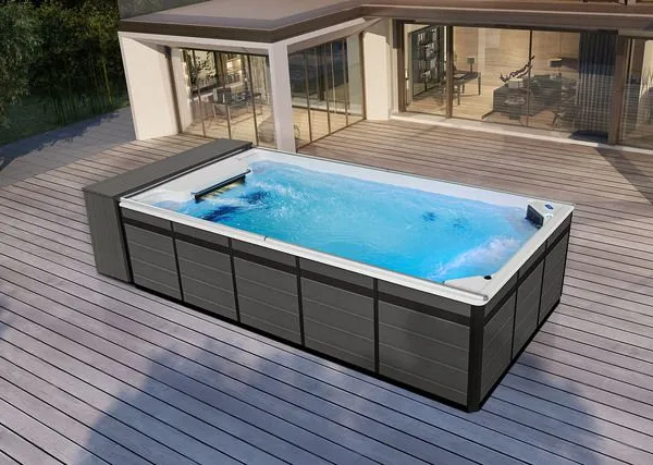 Innen- und Außenbereich Mini-Acryl-Erd-Spa-Schwimmbecken