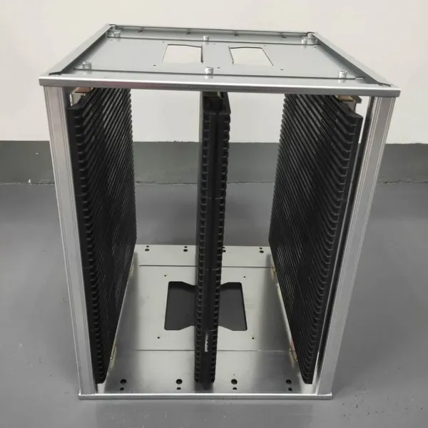 Customized 100-Slots ESD PCB Magazine Rack With Double Side Panel for Efficient Pcb Storage photo-4