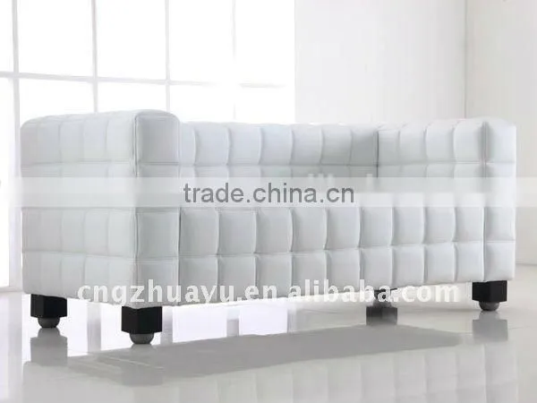 White Genuine Leather Sofa Set / Sofa Joseph Hoffman Quality Choice